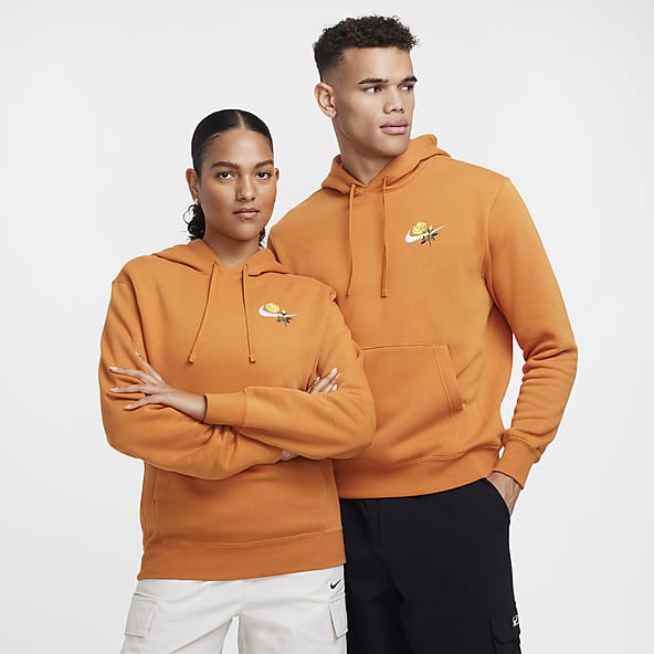 Orange nike hoodie with japanese writing hotsell